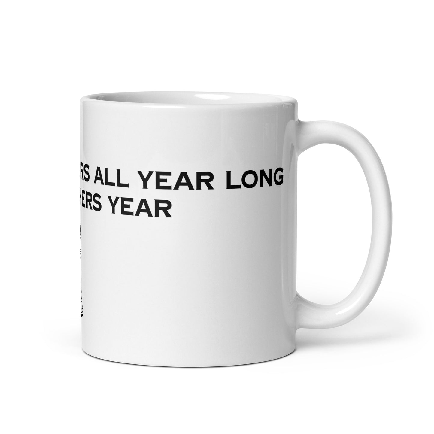 HFY- C.F.A.Y.L. HFY King on White glossy mug
