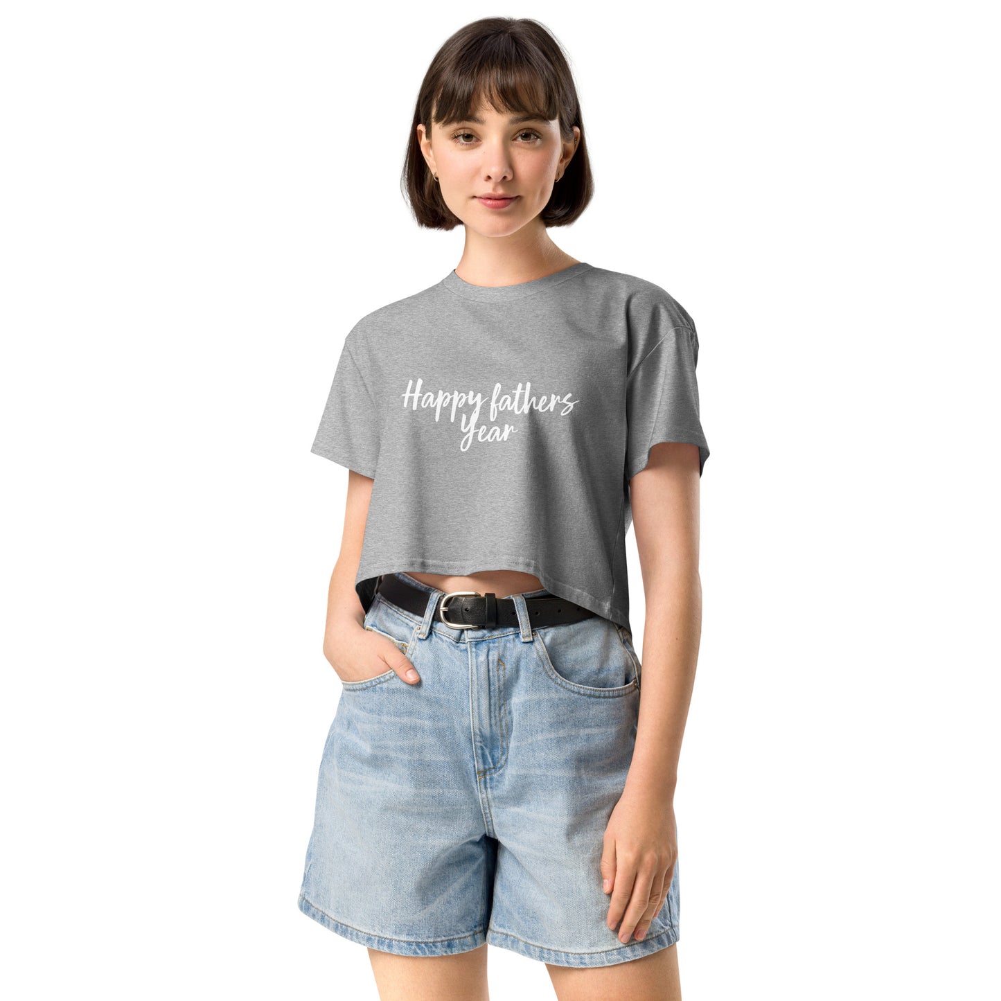HFY- I Am a Sophomore and I Appreciate My Father All Year Long Women’s crop top