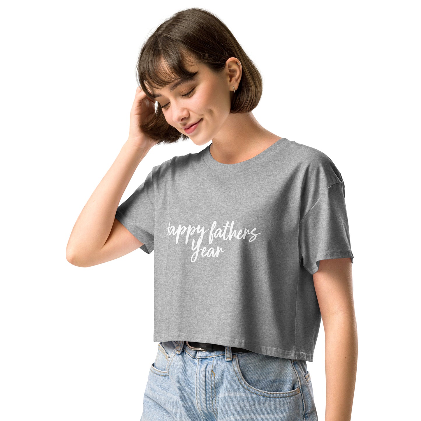 HFY- I Am a Sophomore and I Appreciate My Father All Year Long Women’s crop top