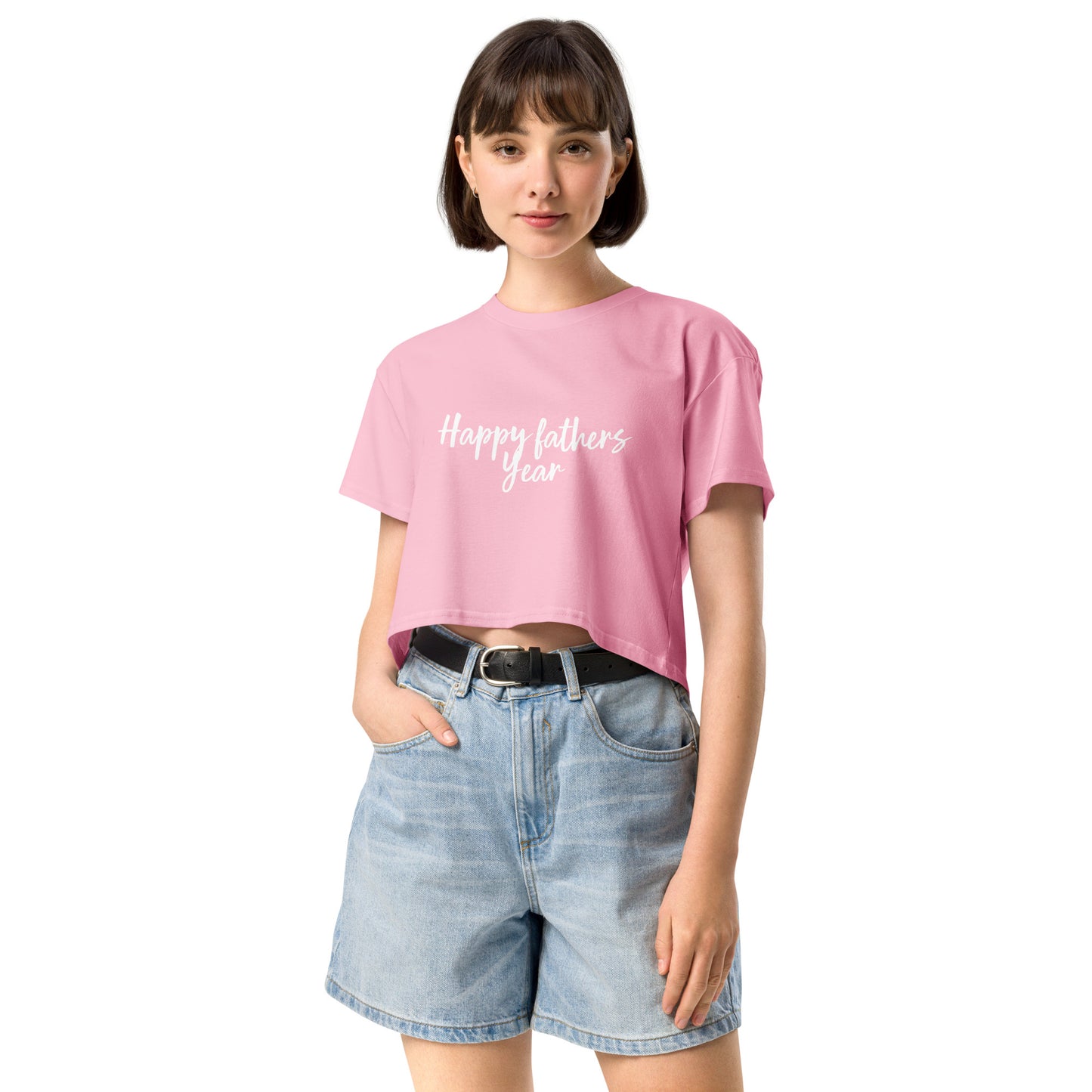 HFY- I Am a Sophomore and I Appreciate My Father All Year Long Women’s crop top