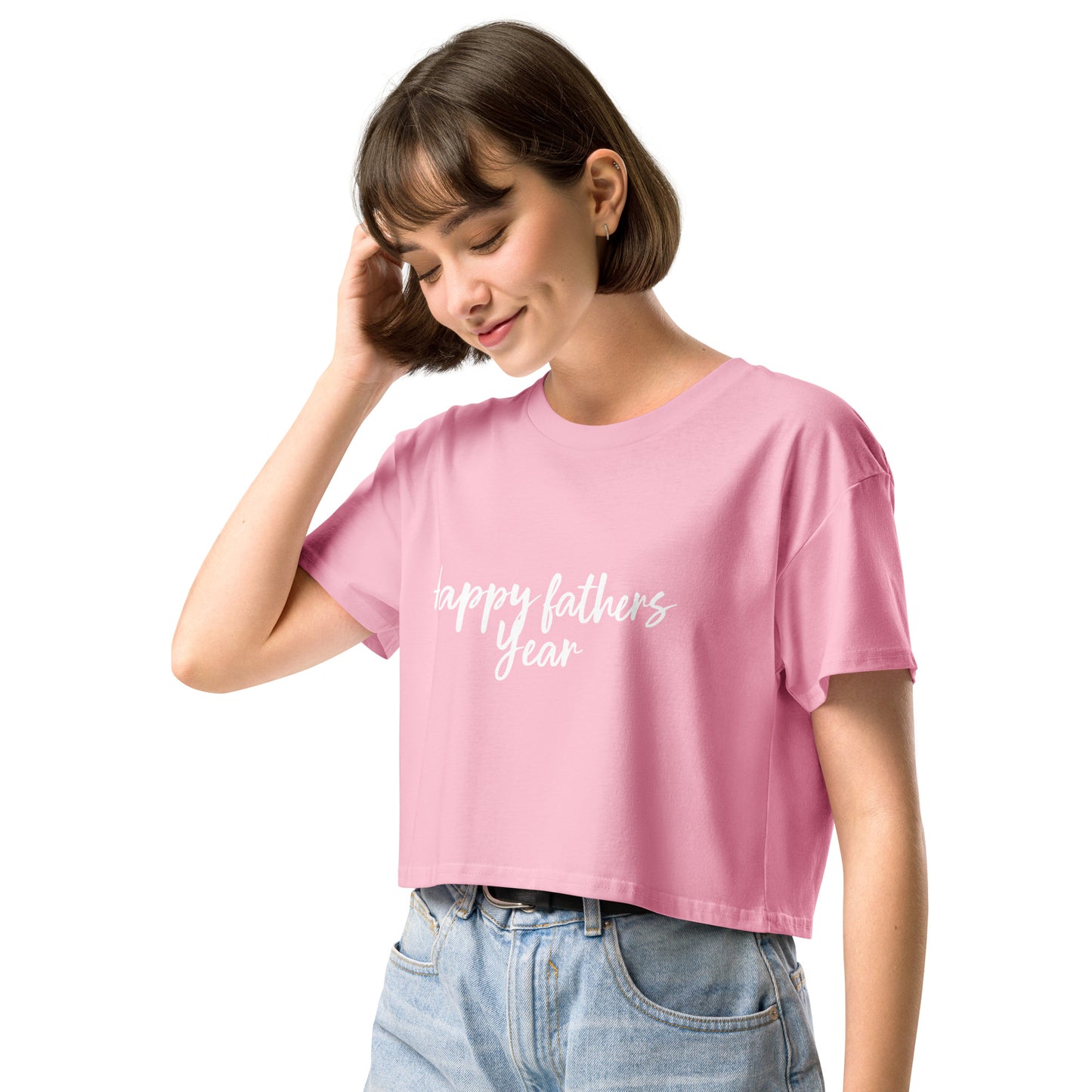 HFY- I Am a Sophomore and I Appreciate My Father All Year Long Women’s crop top