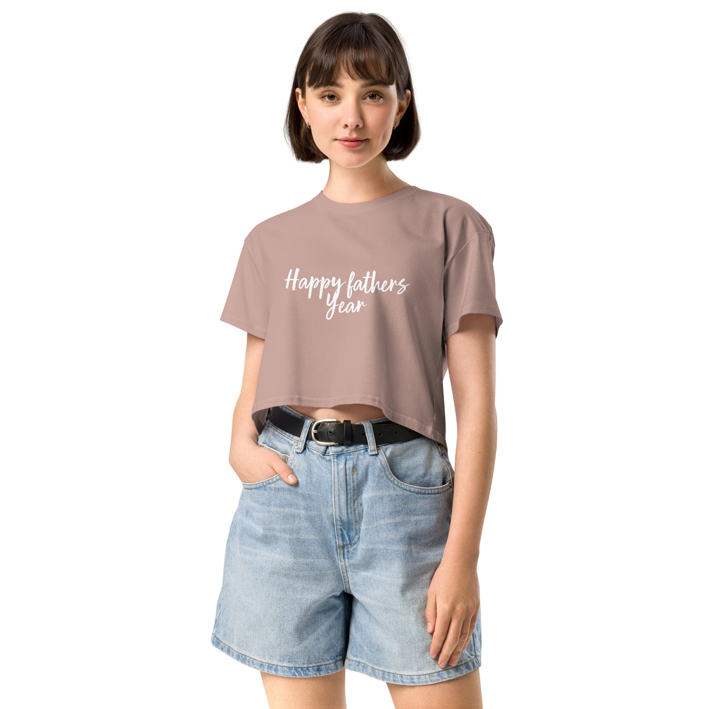 HFY- I Am a Sophomore and I Appreciate My Father All Year Long Women’s crop top