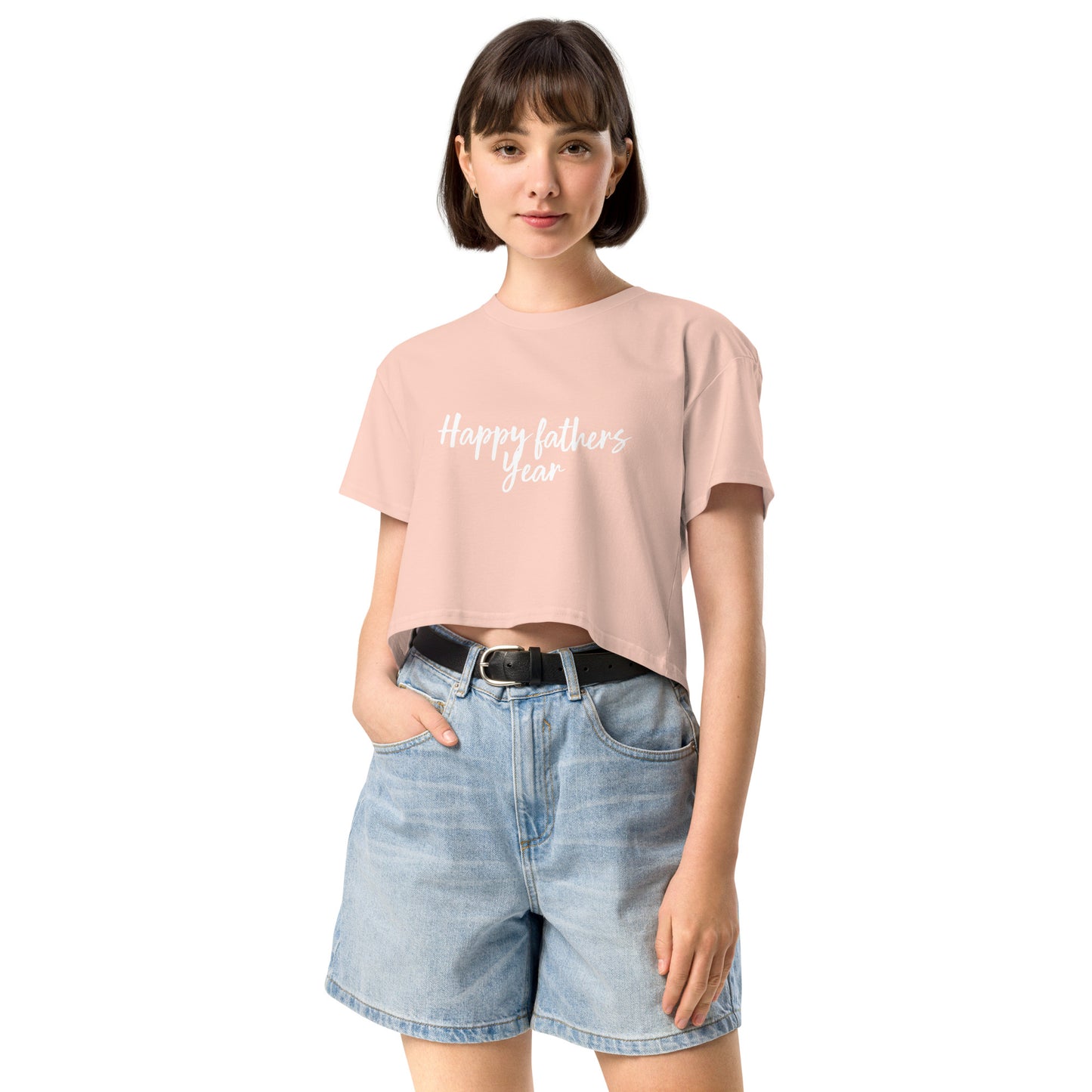 HFY- I Am a Sophomore and I Appreciate My Father All Year Long Women’s crop top