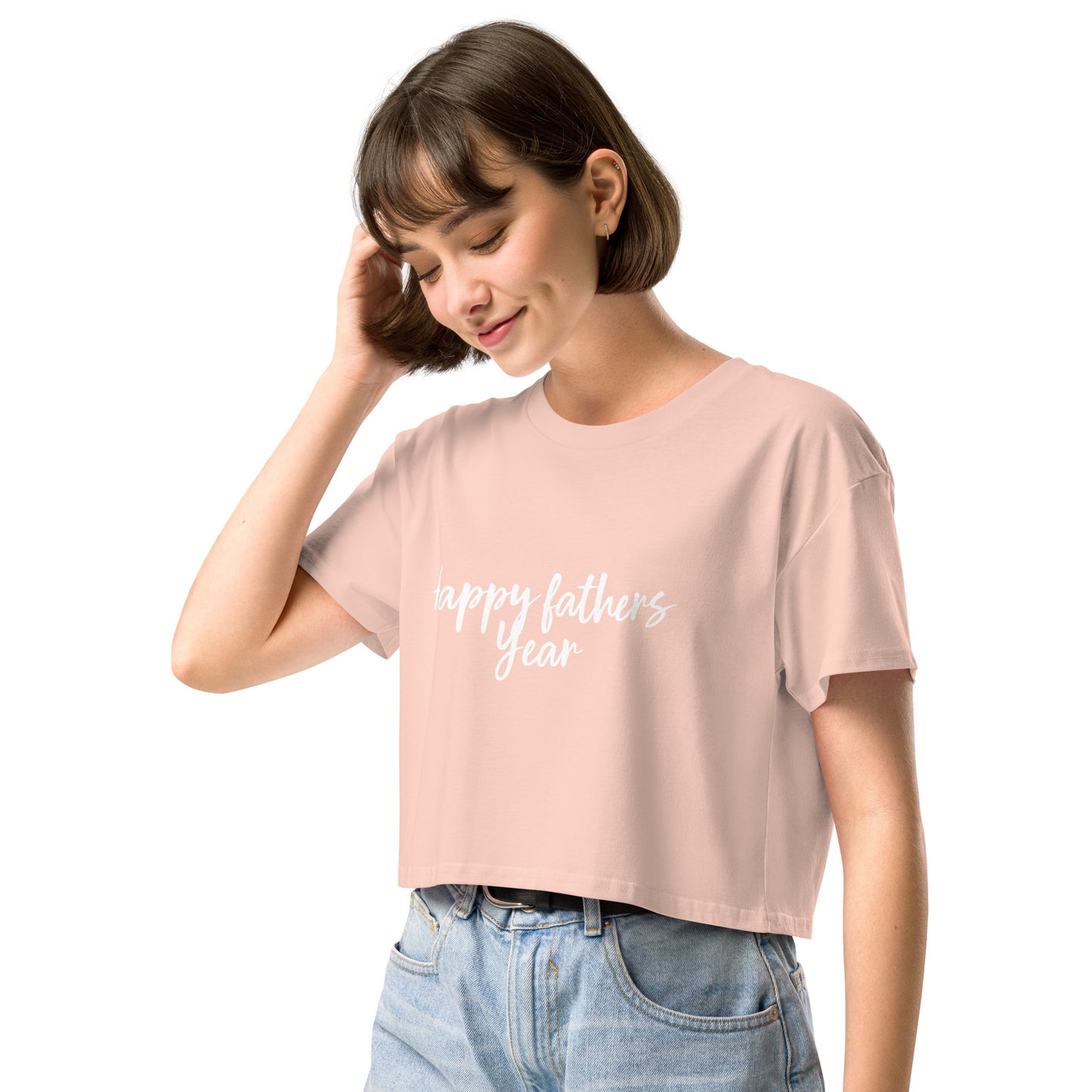 HFY- I Am a Sophomore and I Appreciate My Father All Year Long Women’s crop top
