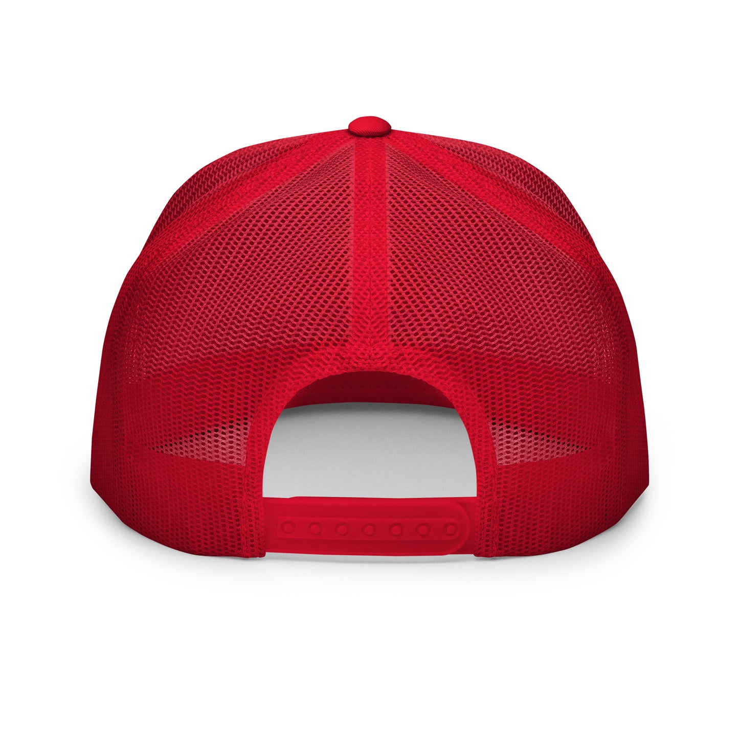 HFY- Red Embroidered on White with Red Trucker Cap