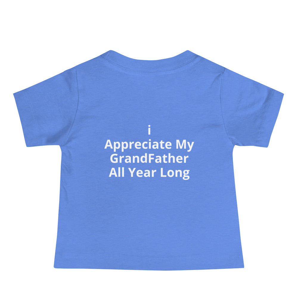 HGFY- GrandBaby Appreciate GrandFathers Jersey Short Sleeve Tee