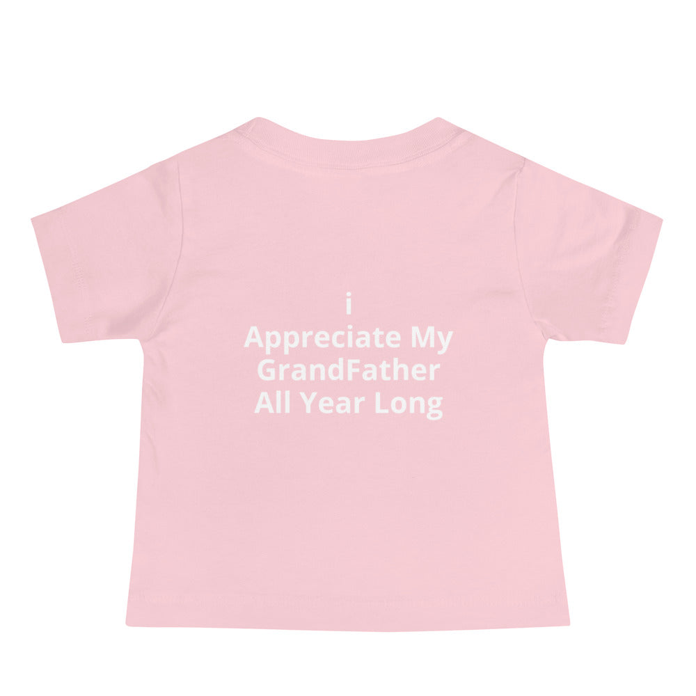 HGFY- GrandBaby Appreciate GrandFathers Jersey Short Sleeve Tee