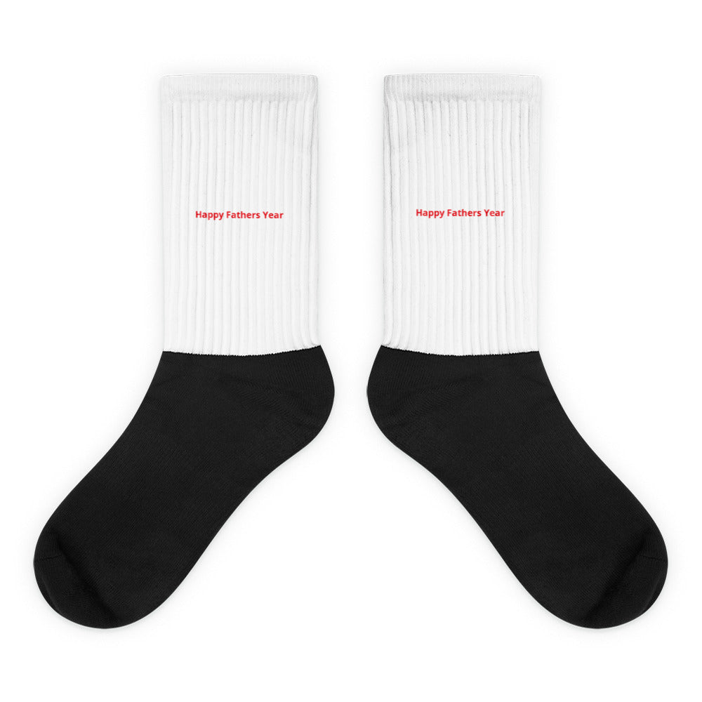 HFY- Red on White Socks