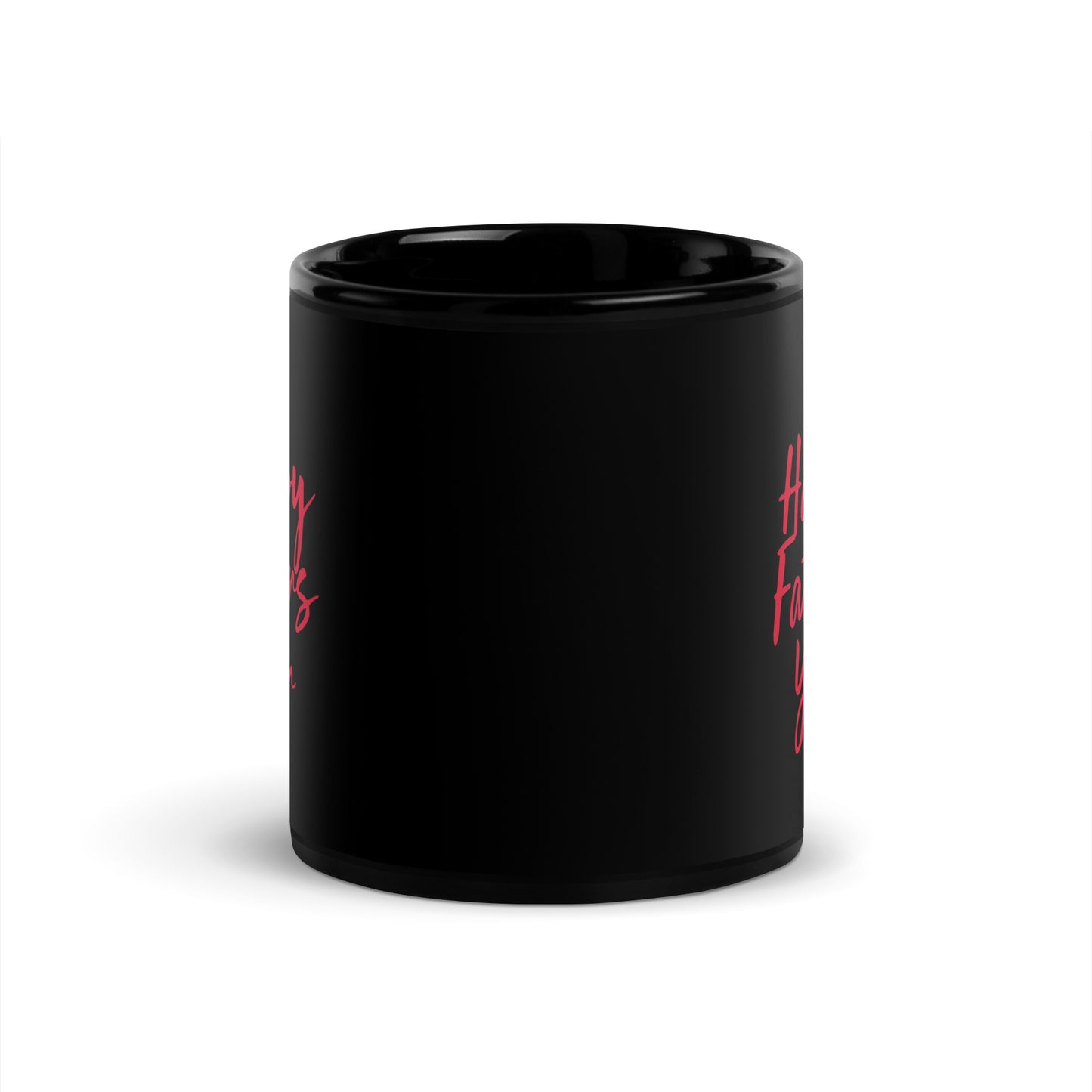 HFY- Red Black Glossy Mug