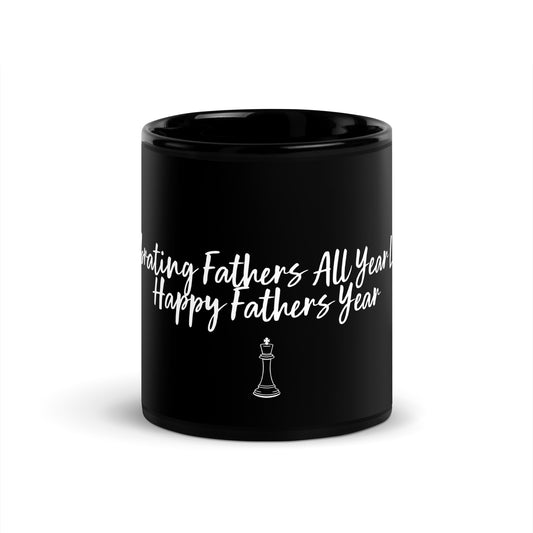 HFY- C.F.A.Y.L. King on Black Glossy Mug