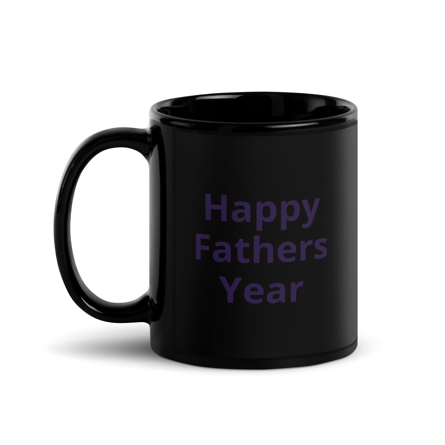 HFY- Purple on Black Glossy Mug