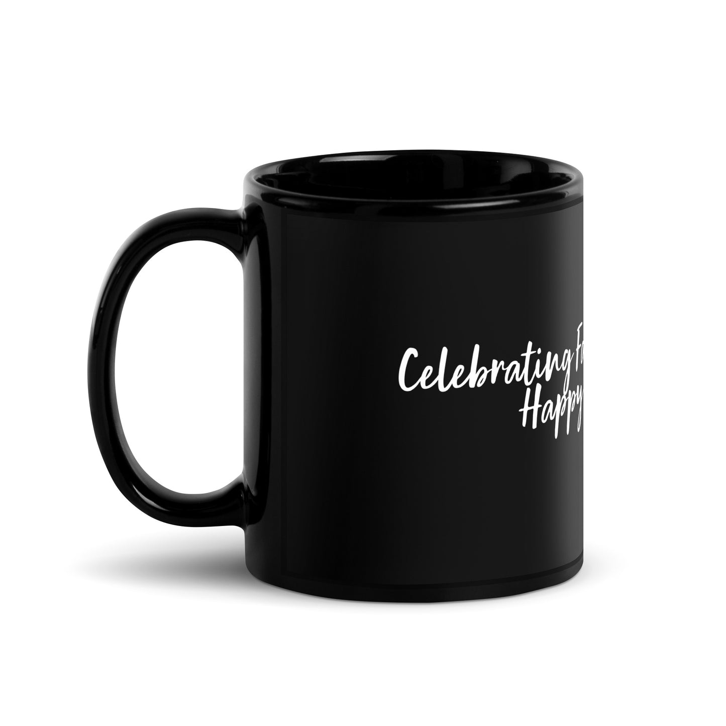 HFY- C.F.A.Y.L. King on Black Glossy Mug