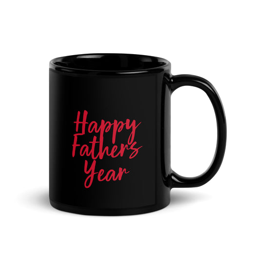 HFY- Red Black Glossy Mug