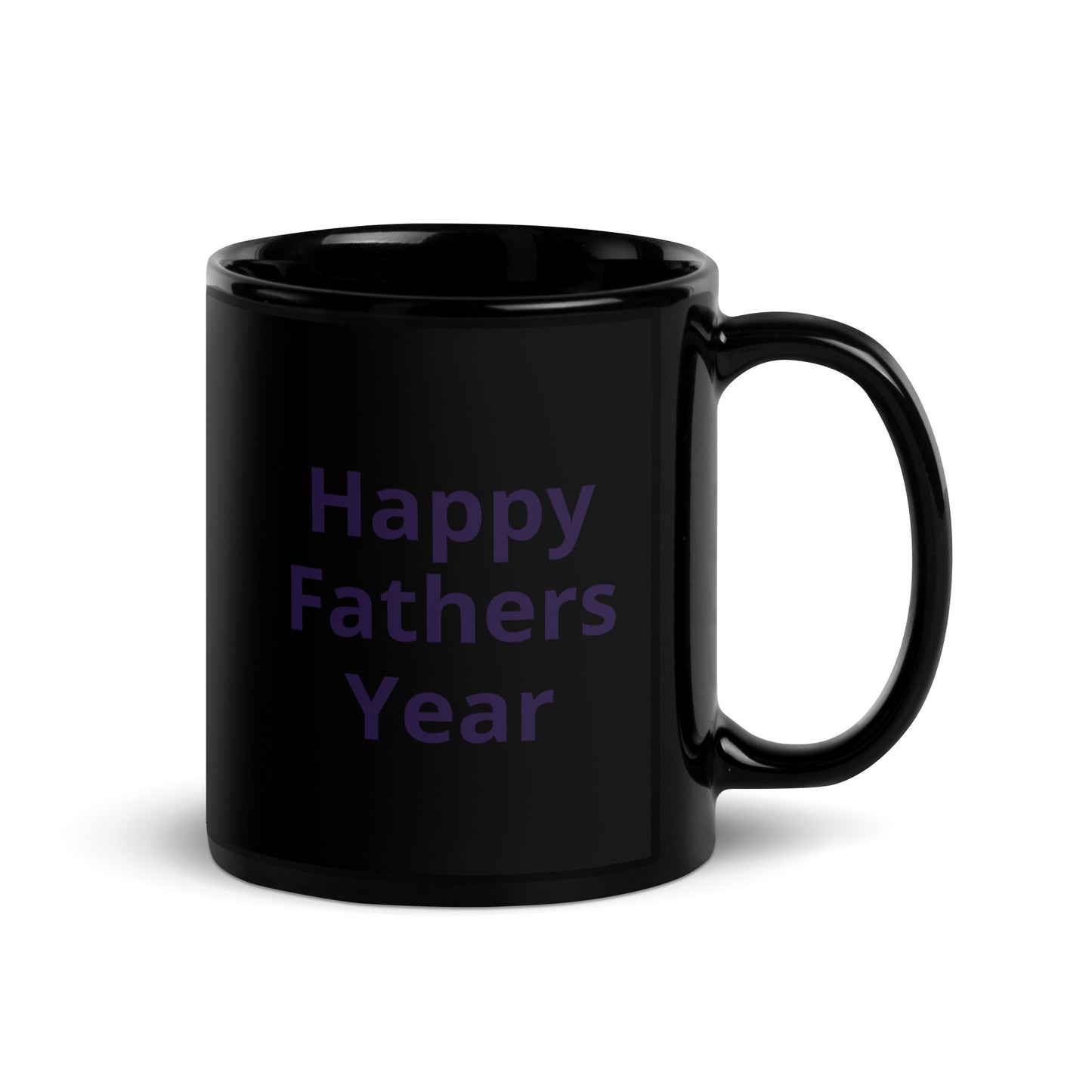 HFY- Purple on Black Glossy Mug