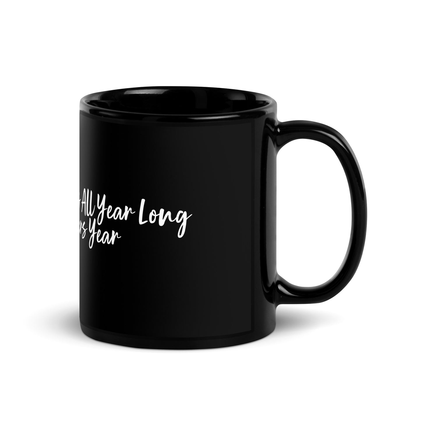 HFY- C.F.A.Y.L. King on Black Glossy Mug