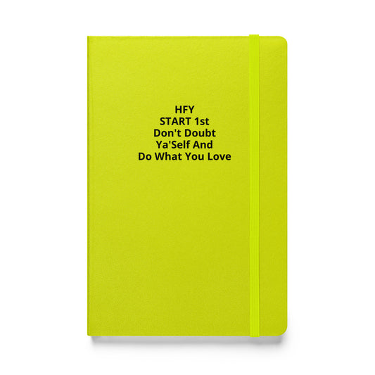 HFY- Hardcover bound notebook