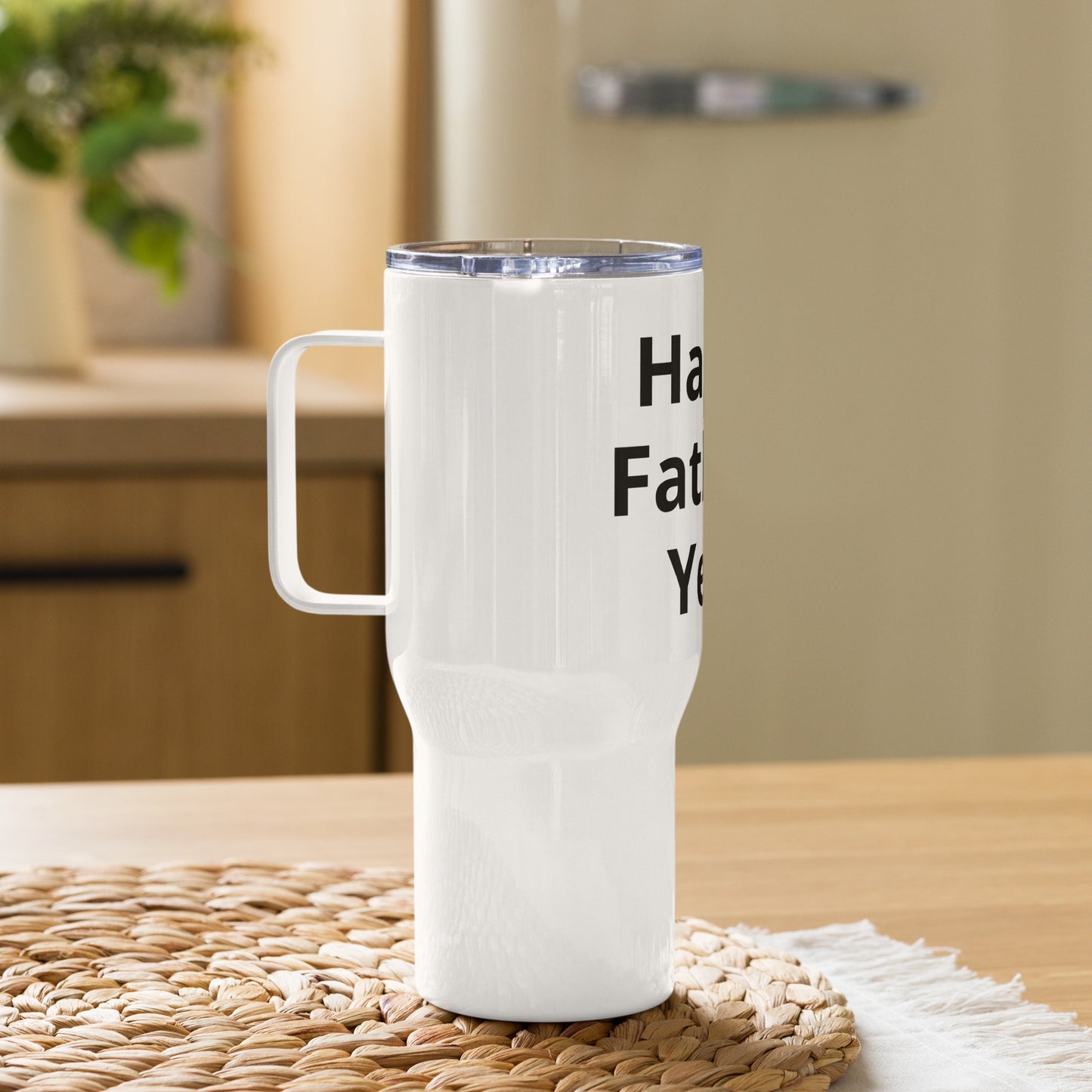 HFY- Travel mug with a handle