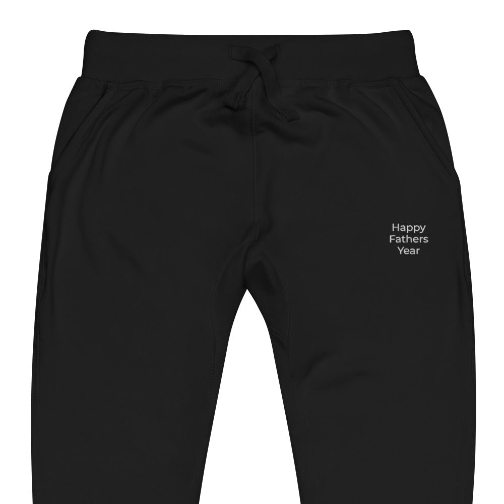 HFY- Embroidered fleece sweatpants