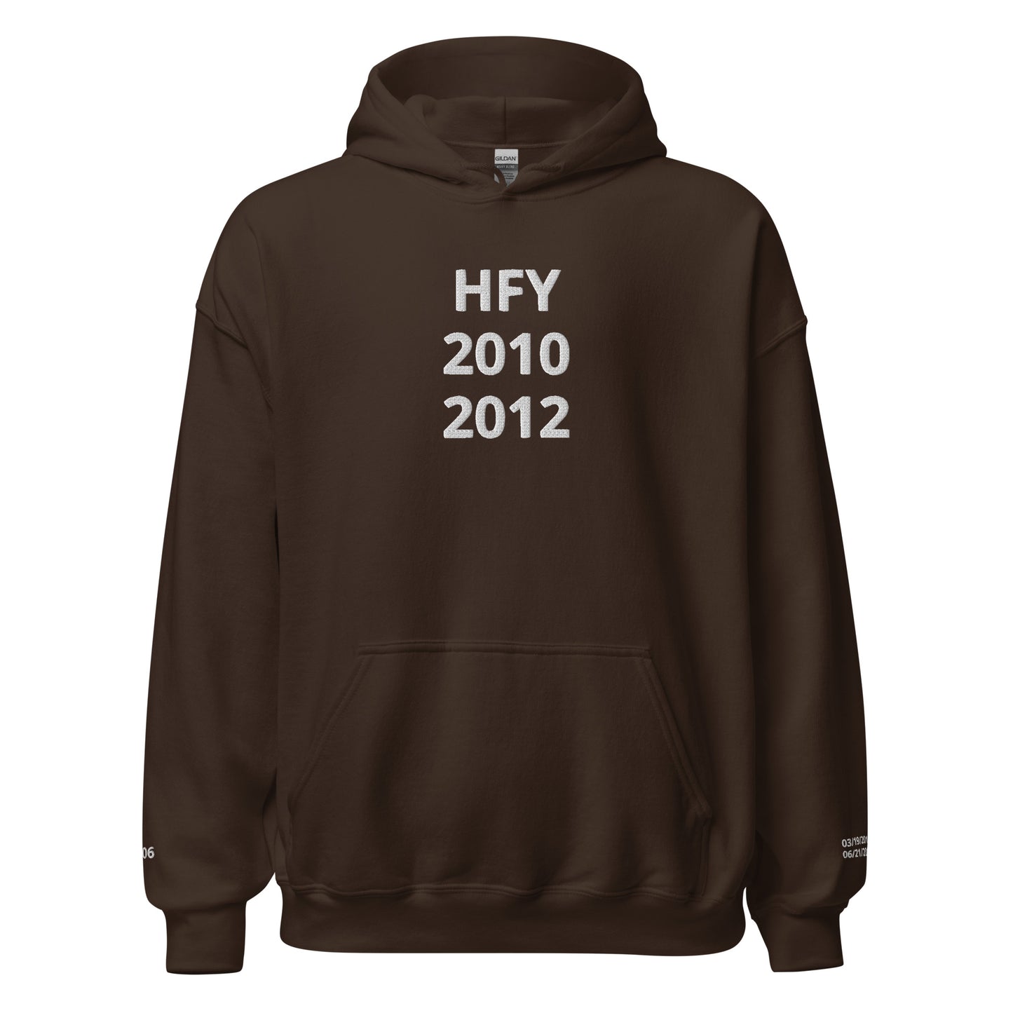 HFY-(Troy's Custom Hoodie) 2010 2012 These Are The Years I Became A Proud Father