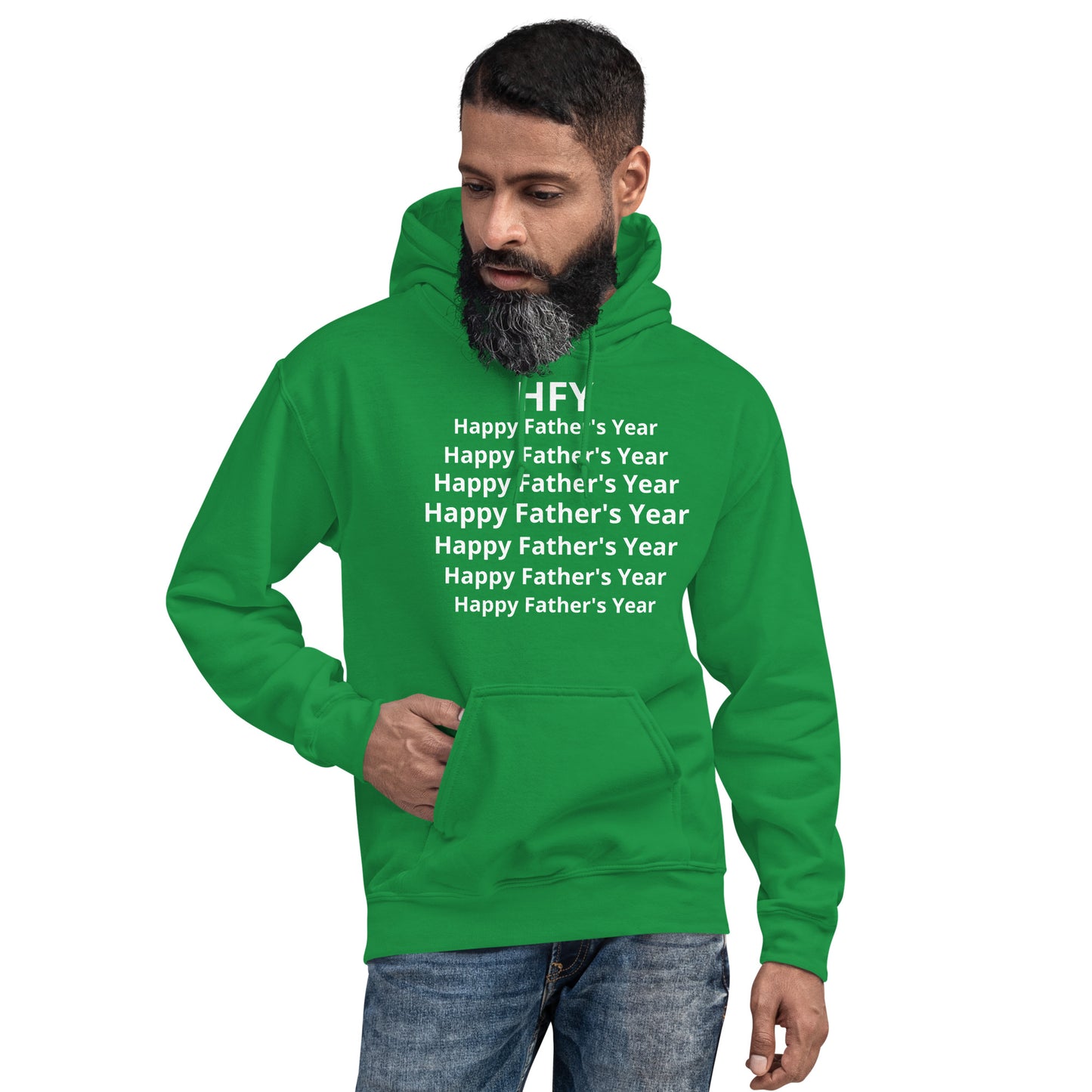 HFY- Full Chest Happy Father's Year Hoodie