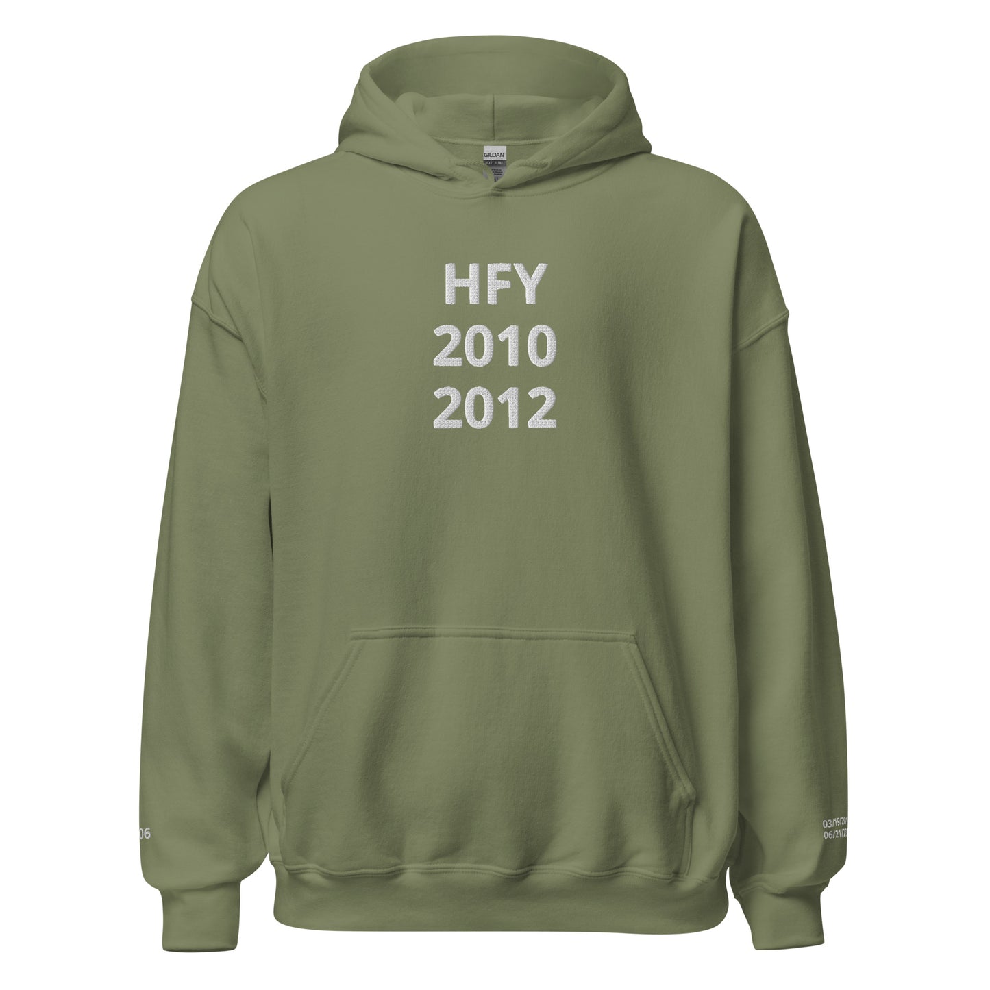 HFY-(Troy's Custom Hoodie) 2010 2012 These Are The Years I Became A Proud Father