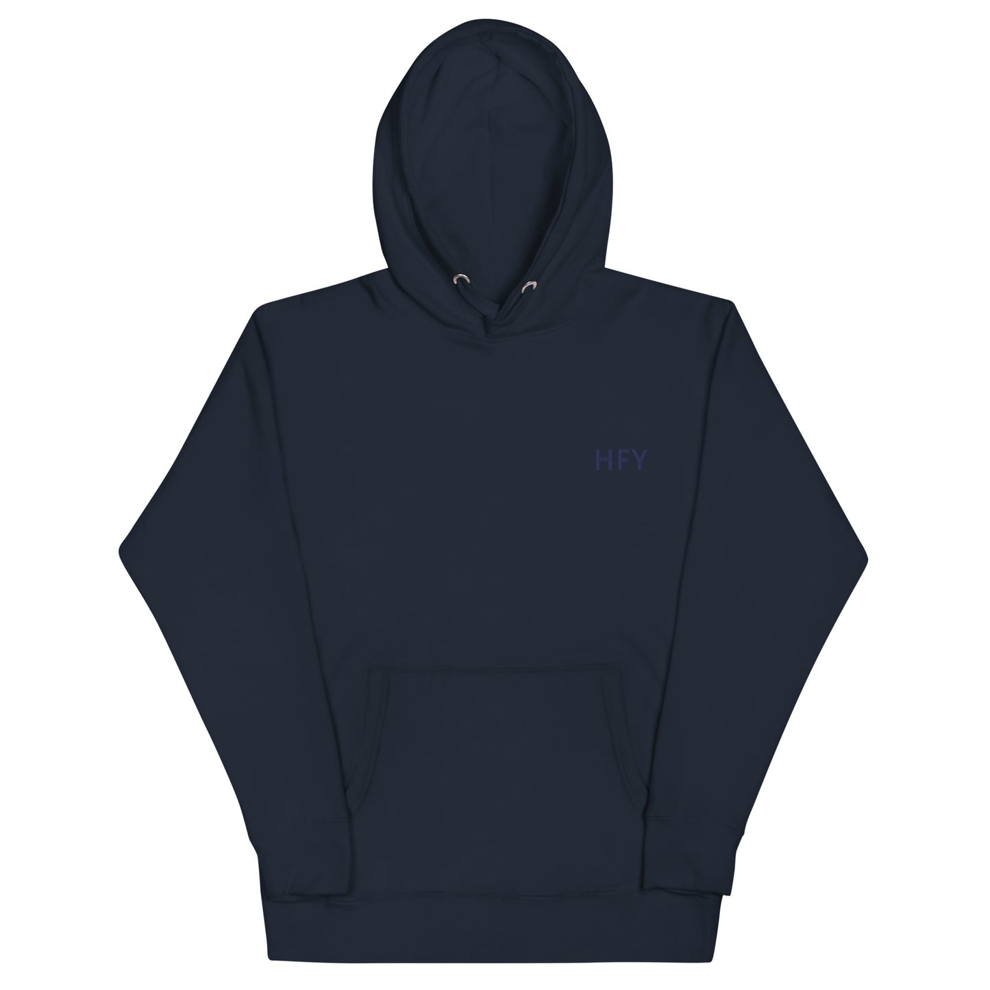 HFY-Blue Embroidered on Blue Premium Hoodie Limited Edition