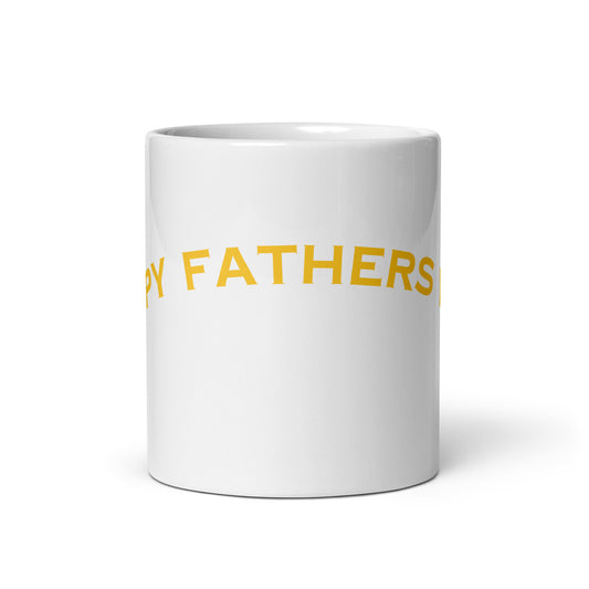 HFY- Gold'n Arch on White glossy mug