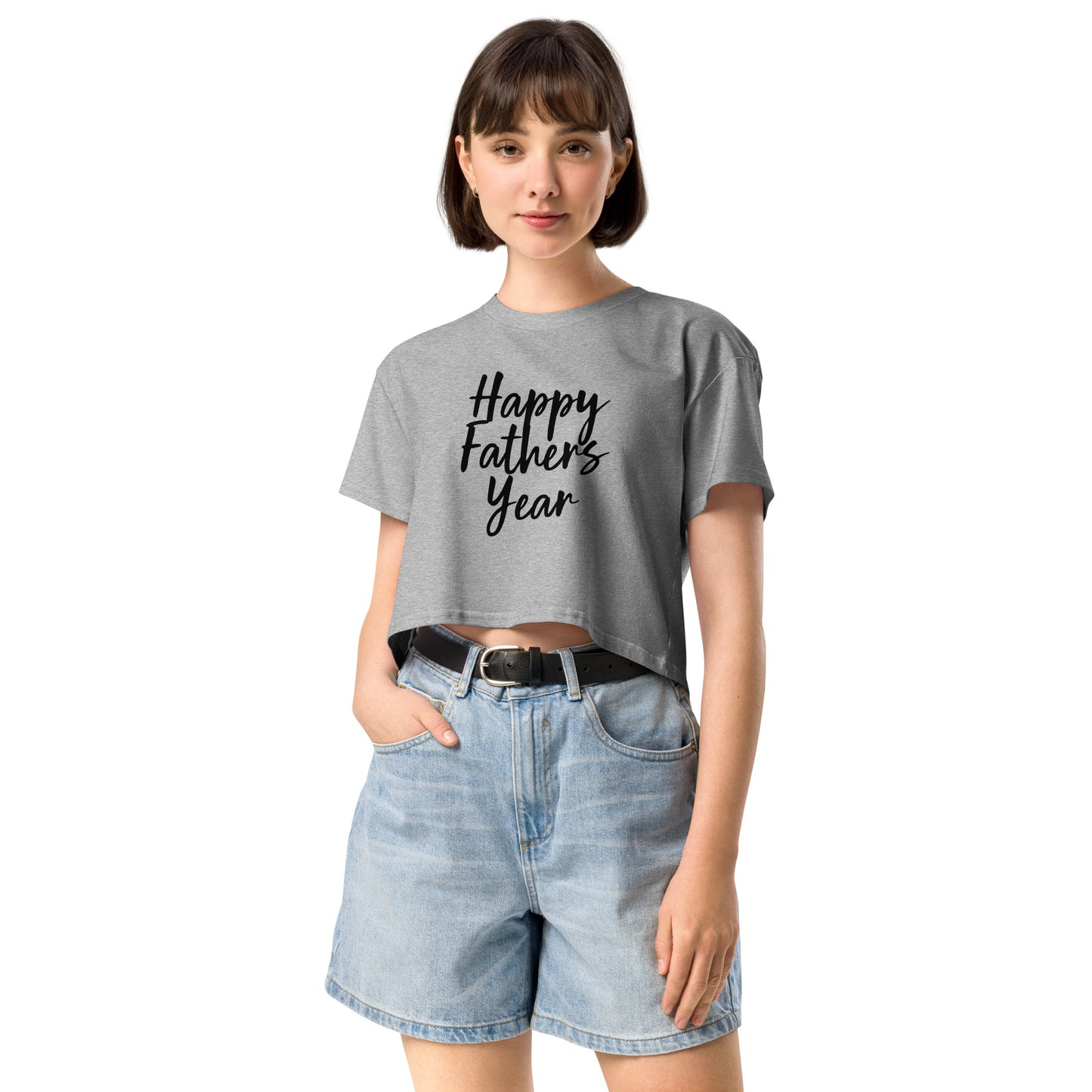 HFY- I Am a Freshman and I Appreciate My Fater All Year Long Women’s crop top