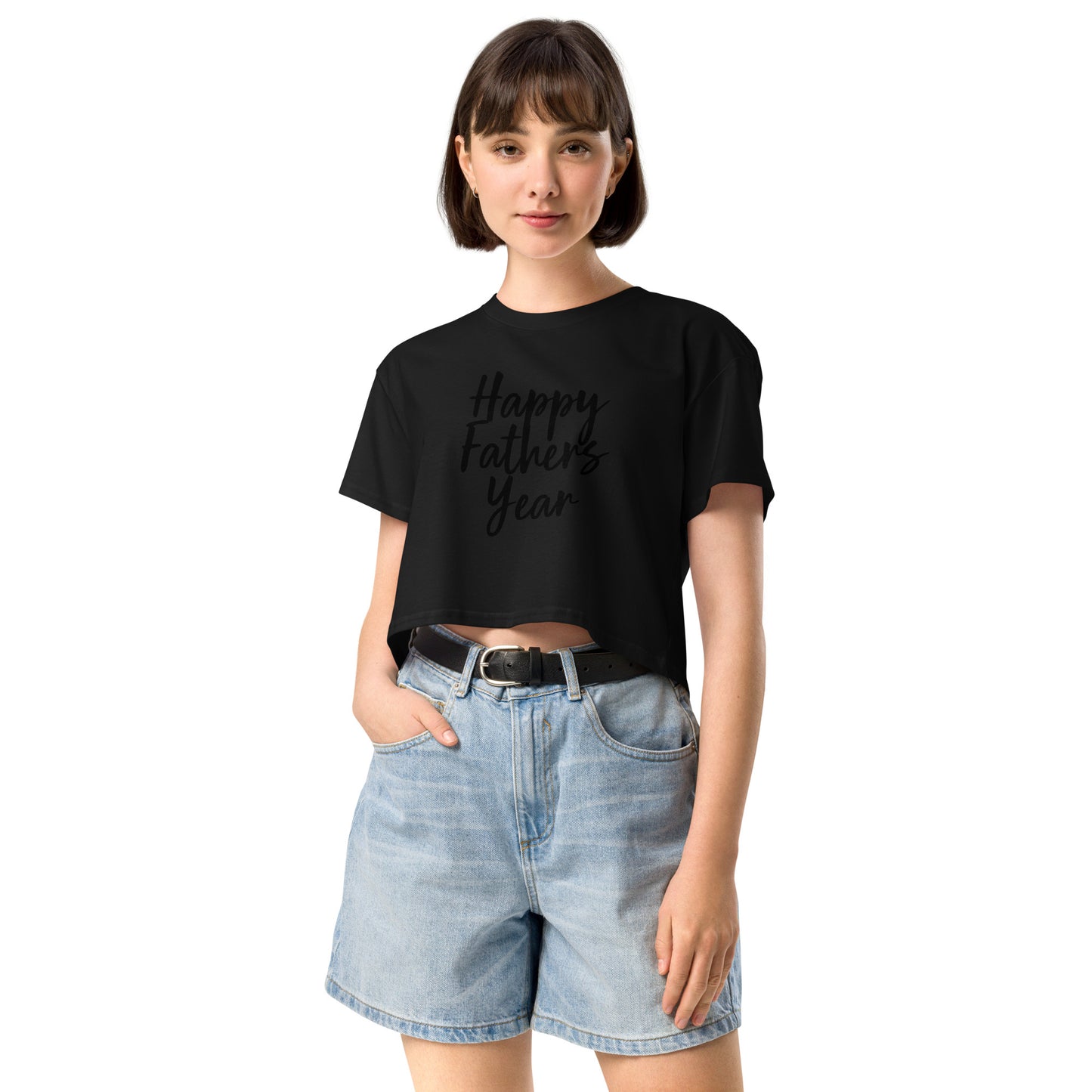 HFY- I Am a Freshman and I Appreciate My Fater All Year Long Women’s crop top