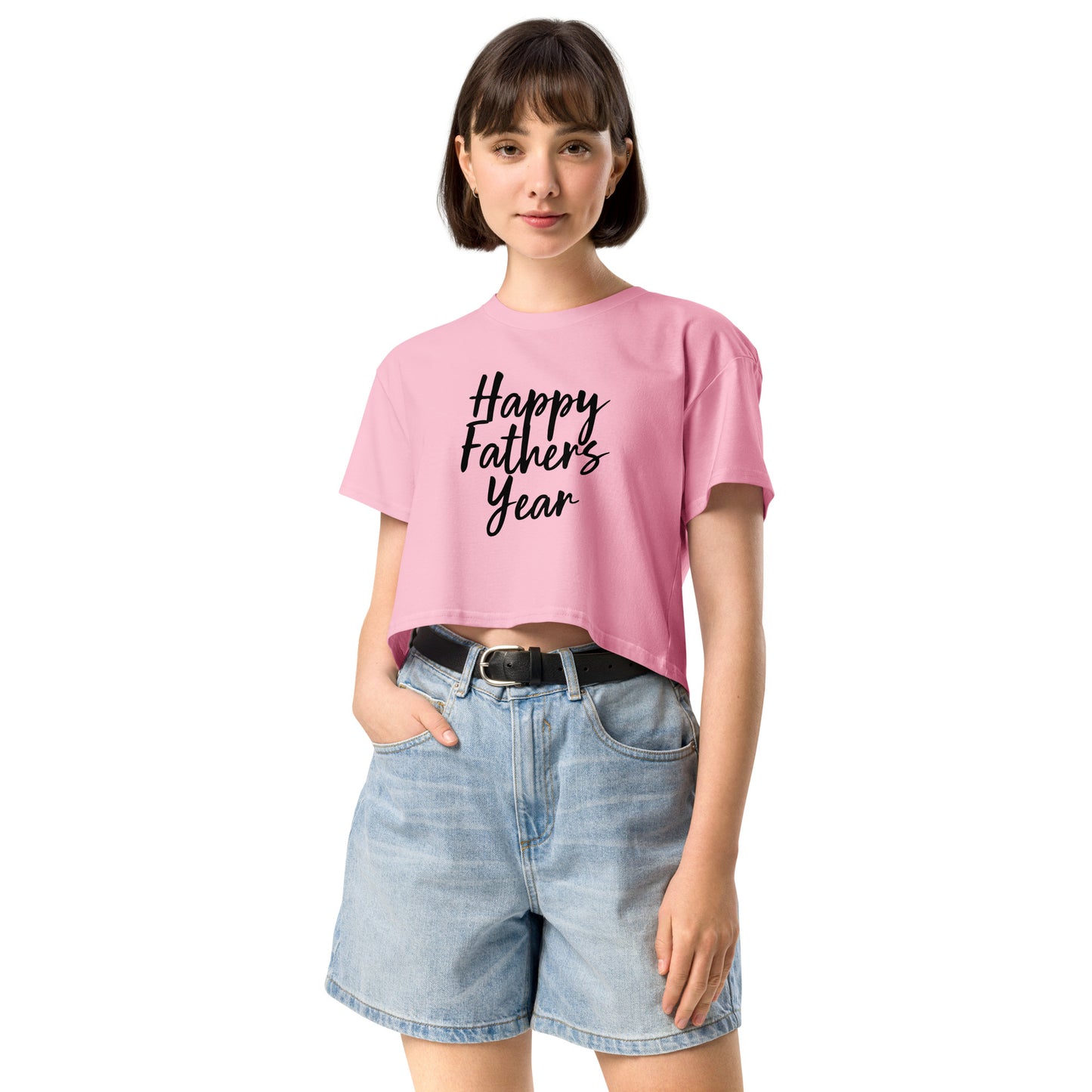 HFY- I Am a Freshman and I Appreciate My Fater All Year Long Women’s crop top