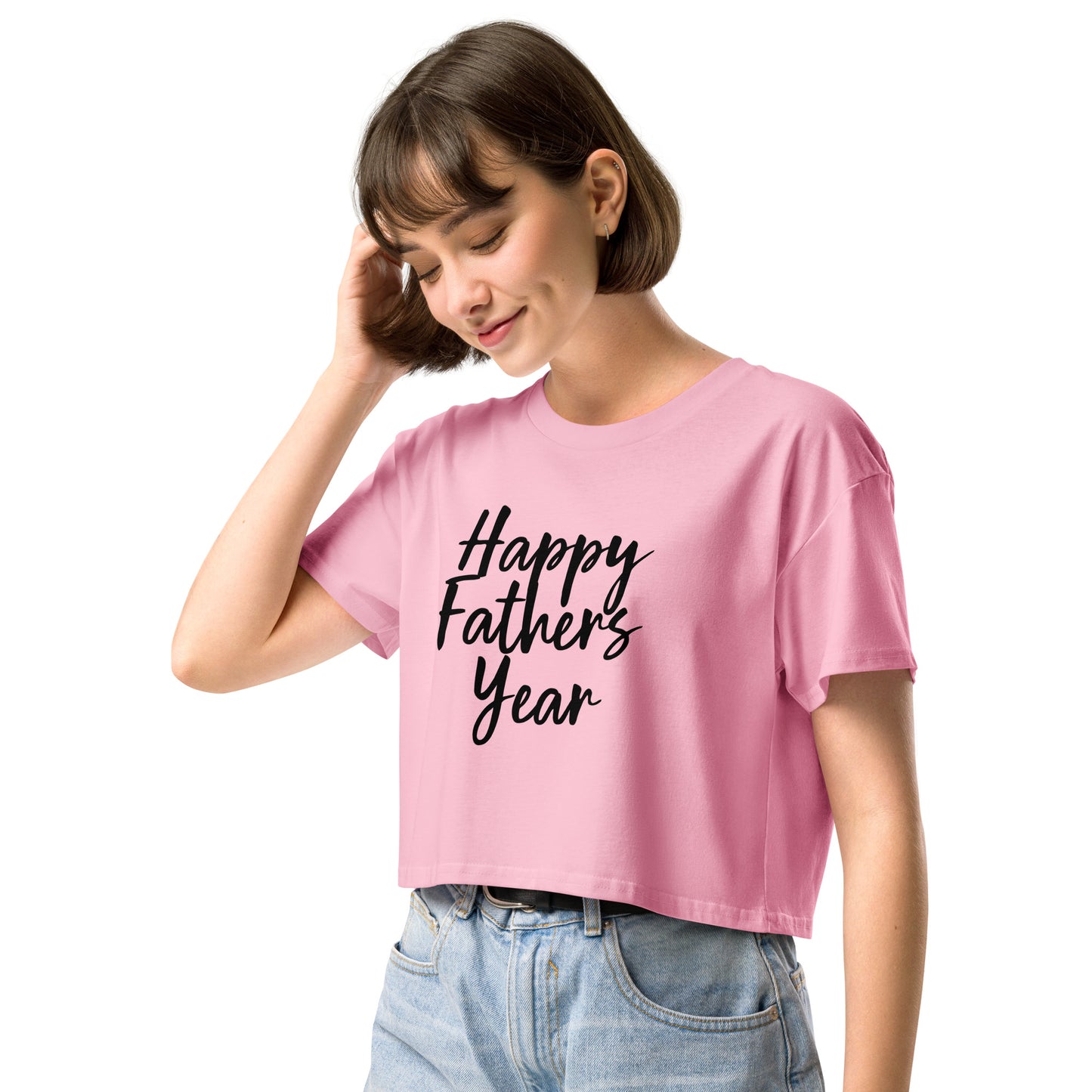 HFY- I Am a Freshman and I Appreciate My Fater All Year Long Women’s crop top