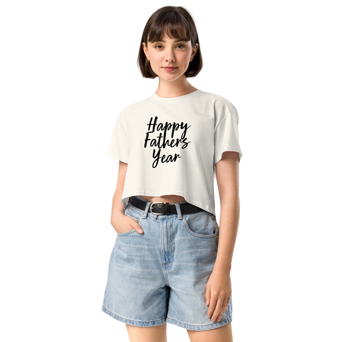 HFY- I Am a Freshman and I Appreciate My Fater All Year Long Women’s crop top