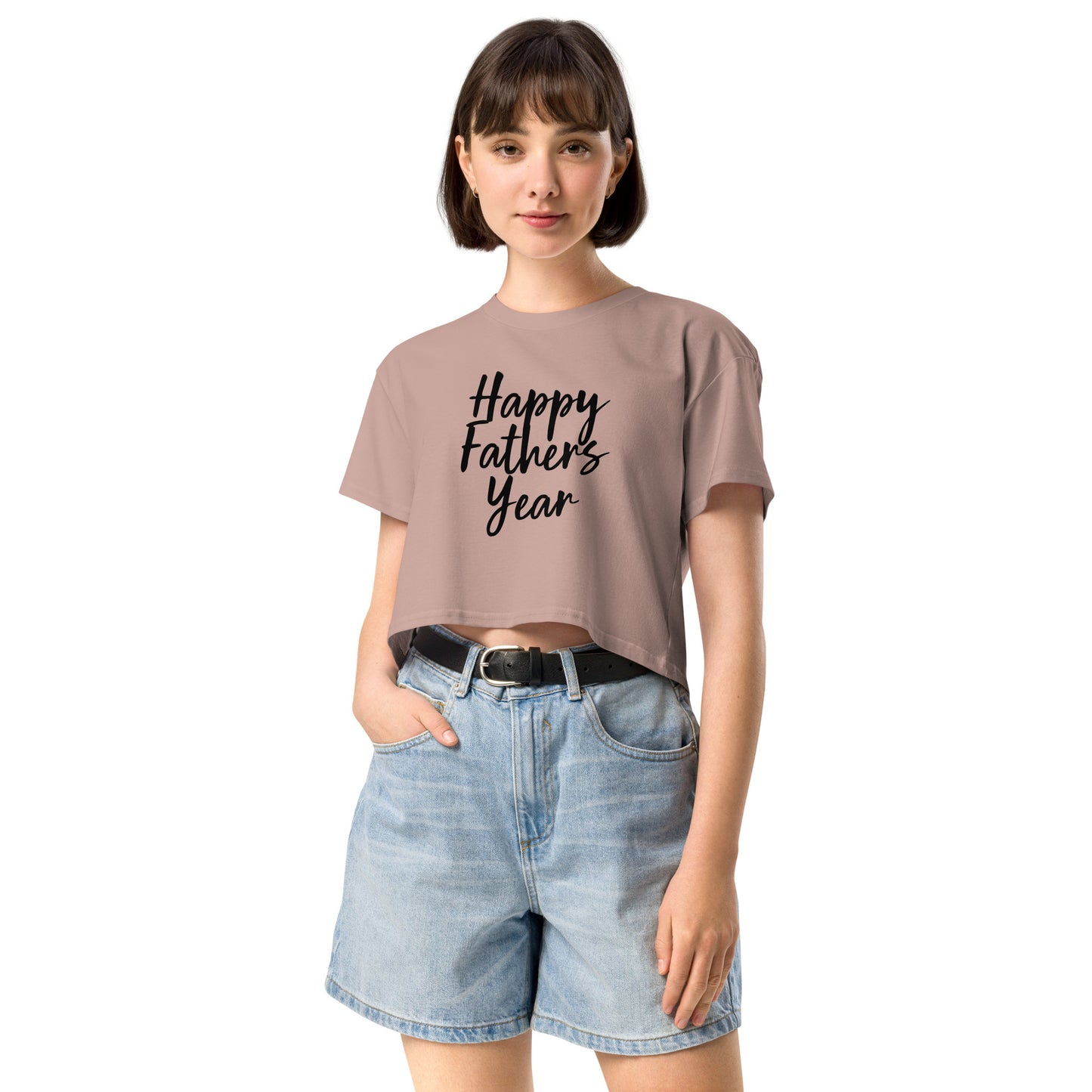 HFY- I Am a Freshman and I Appreciate My Fater All Year Long Women’s crop top